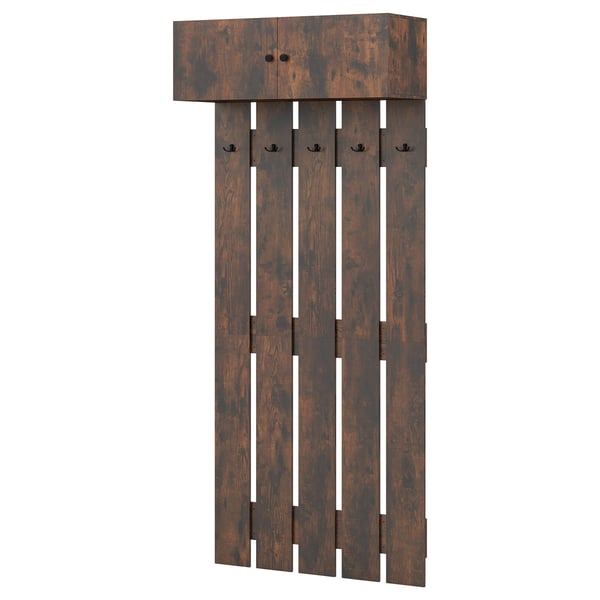 Vaateripustin, 90x33x211 cm, Rustiikinruskea Vaateripustin, 90x33x211 cm, Rustiikinruskea