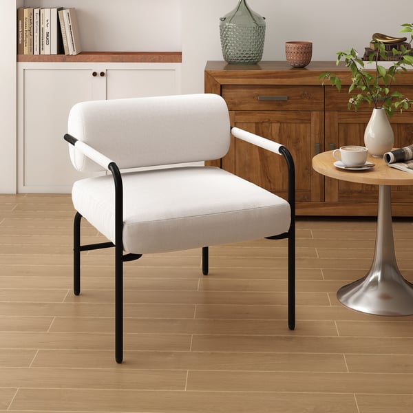 Lænestol, 70x65x73 cm, Off White