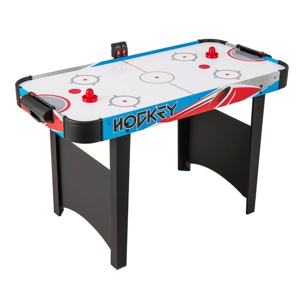 Airhockeybord, 122x61x76 cm, Blå