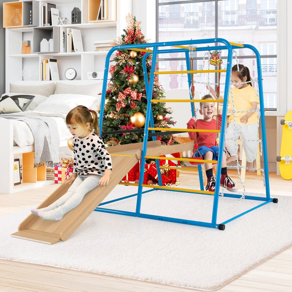 Indendørs Jungle Gym, 225x150x158 cm, Multifarvet