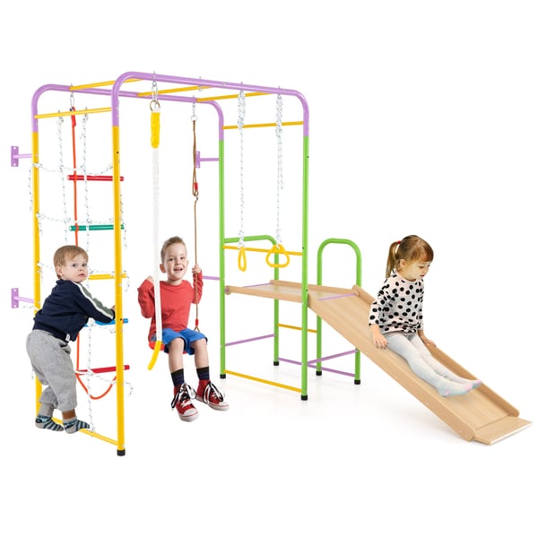 Indendørs Jungle Gym, 218x213x204 cm, Multifarvet