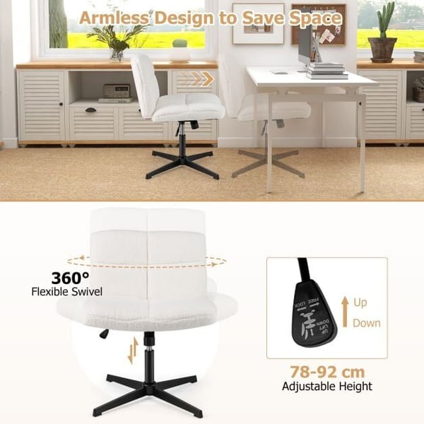 Toimistotuoli, 29x25x30,5-36 cm, Beige