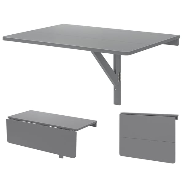 Vægmonteret foldbart bord, 31,5×23,5cm, grå Vægmonteret foldbart bord, 31,5×23,5cm, grå