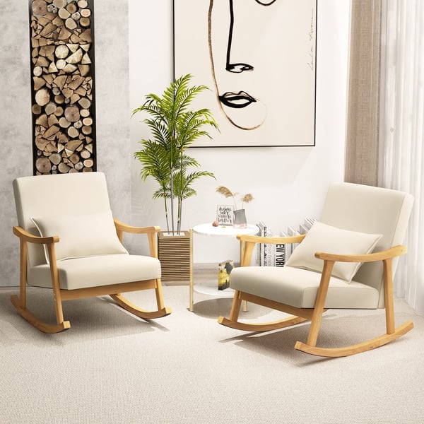Keinu tuoli, 31x26x32,5 cm, beige