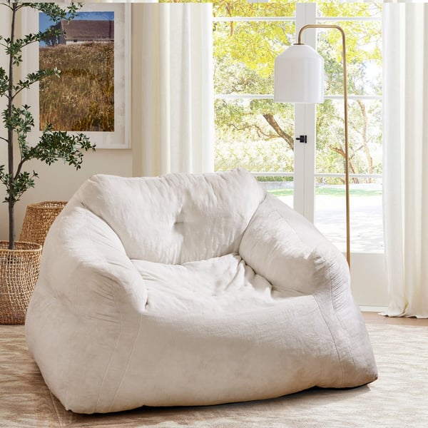 Sækkestol, 129x111x69 cm, Beige