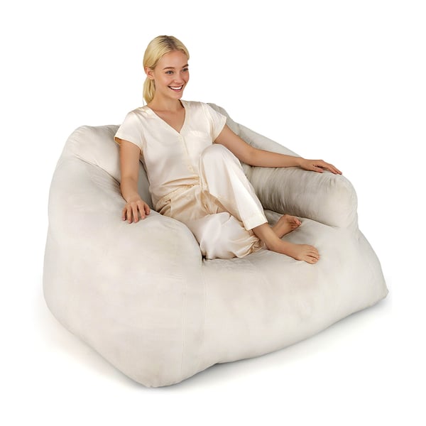 Sækkestol, 129x111x69 cm, Beige