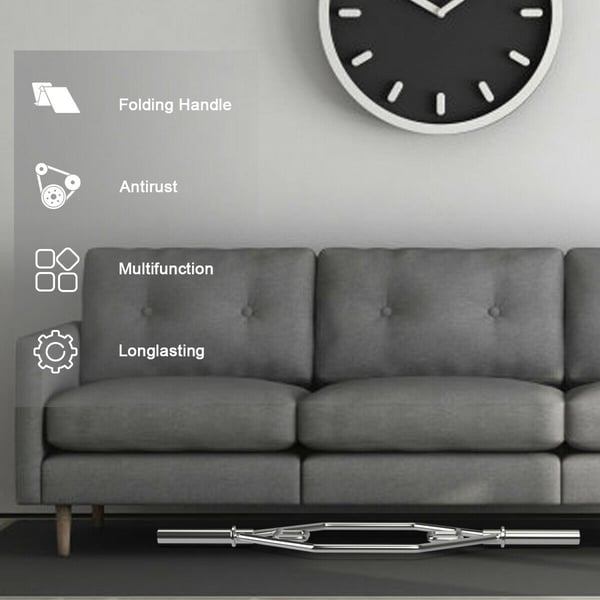 Trap Bar, 56 Inch, Krom - materiale: Stål
