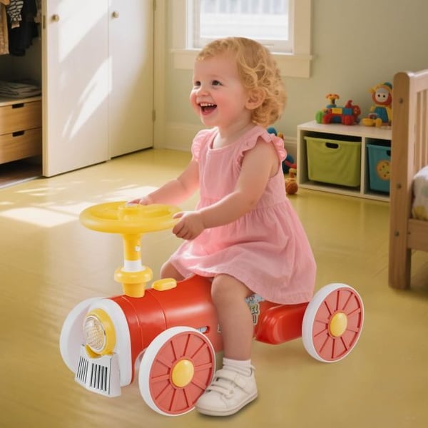 Ride On Bil, 61x30x38 cm, Orange