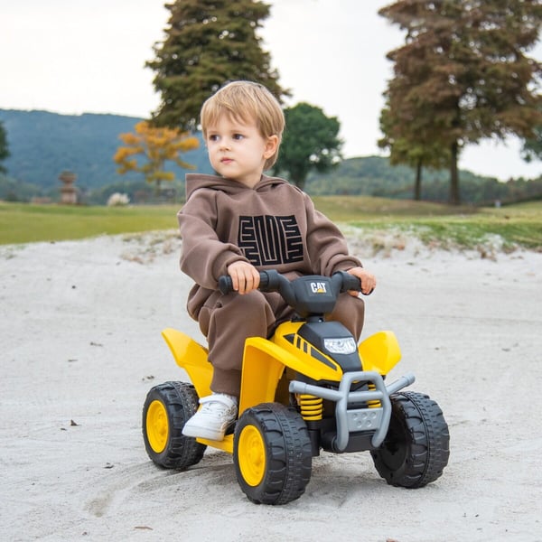 Elektrisk ATV, CAT-licenseret, 63x38x44 cm, Gul