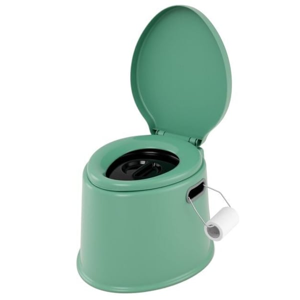 Bærbar Rejsetoilet, Grøn - materiale: Premium PP Bærbar Rejsetoilet, Grøn - materiale: Premium PP