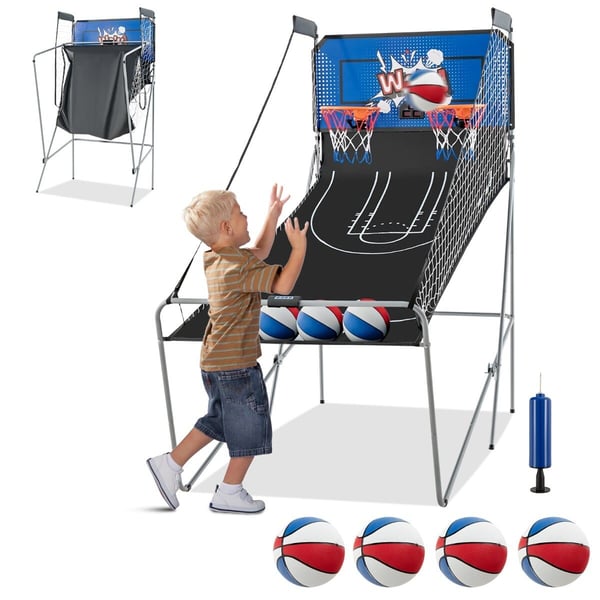 Basketballmaskcme, 207x108x205 cm, Blå