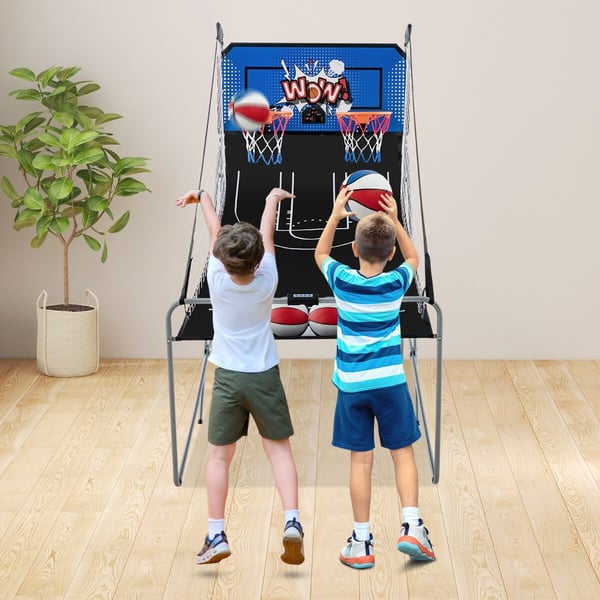 Basketballmaskcme, 207x108x205 cm, Blå