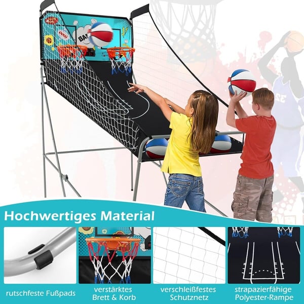 Basketballmaskcme, 207x108x205 cm, Grøn