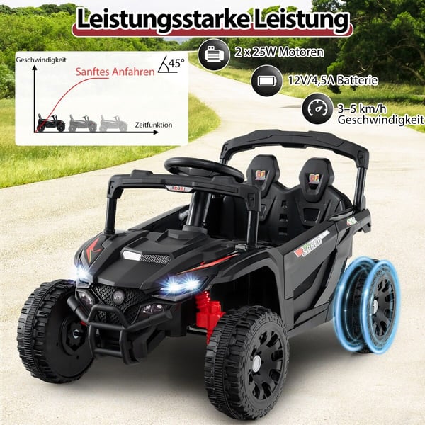 Elektrisk Bil, 12V, Sort, Star