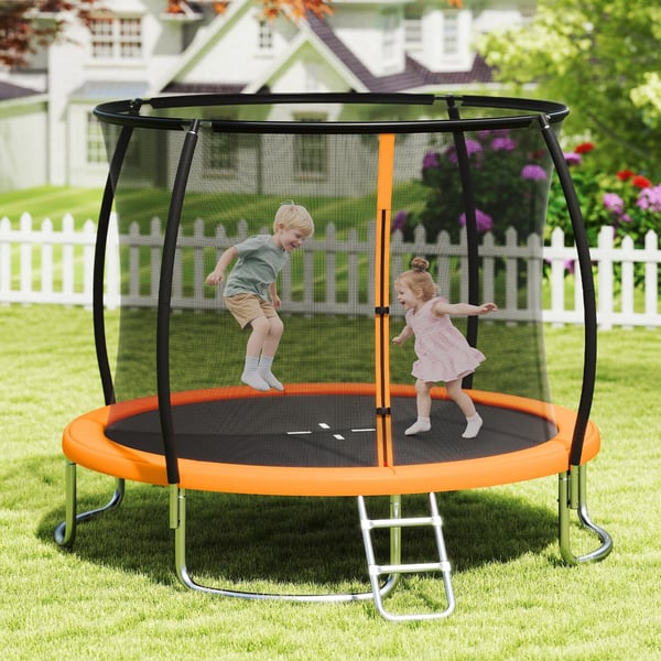 Udendørs Trampolcm, 10FT, Orange