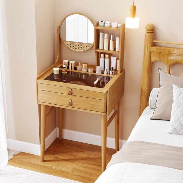 Toiletsbord, 23,5cm, naturlig