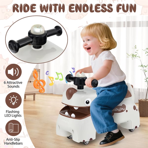 Ride-on legetøj,cmlcmge ride-on legetøj, hvid