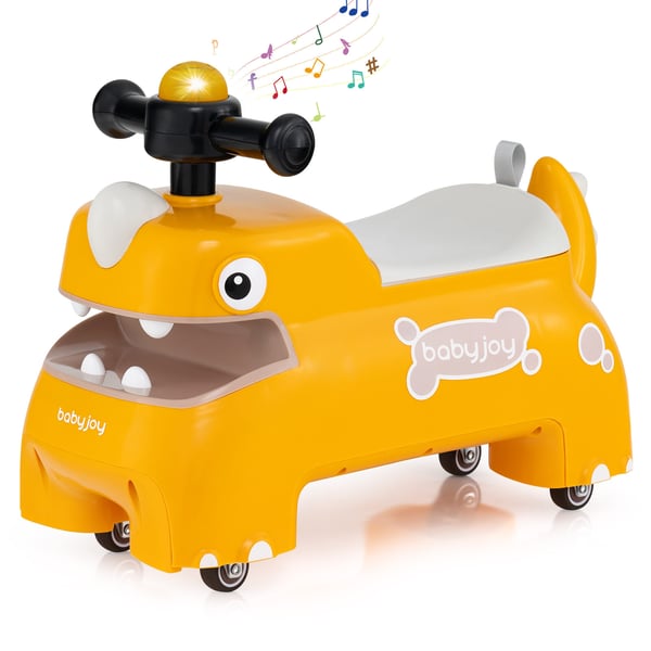 Ride-on legetøj, gul, Star