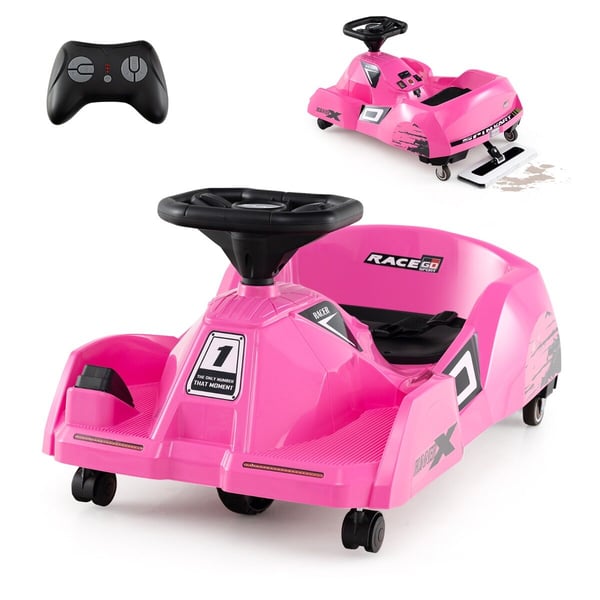 Sähköcmen Go Kart, Roseo, 12V, Ruusu Sähköcmen Go Kart, Roseo, 12V, Ruusu