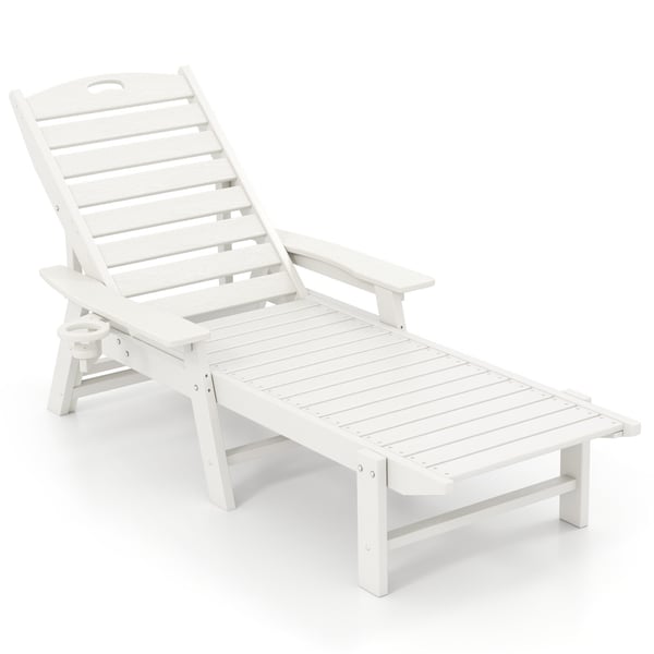 Terassituoli, 77"-66,5"x29,5"x12,5"-35", valkocmen