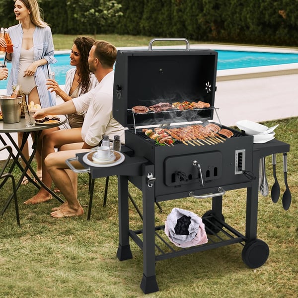 Trækulsgrill, tønde, 3510 cm2