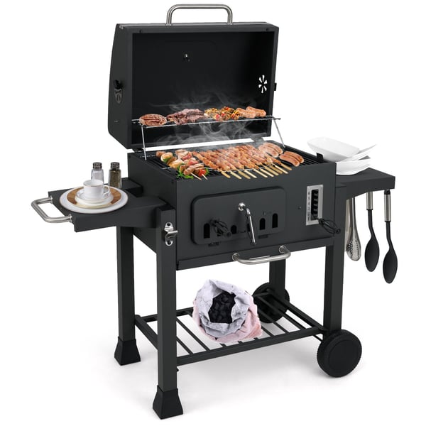 Trækulsgrill, tønde, 3510 cm2