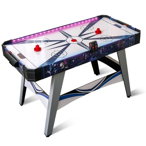 Airhockeybord, Motoriseret, Hvid
