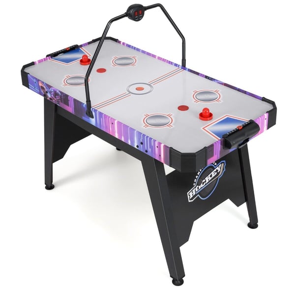 Arcade Spilbord, 144 cm Air Hockey Bord, 144x68x81 cm, Sort
