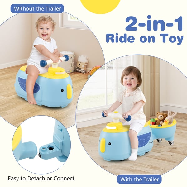 Ride-on legetøj, 12 måneder+, blå