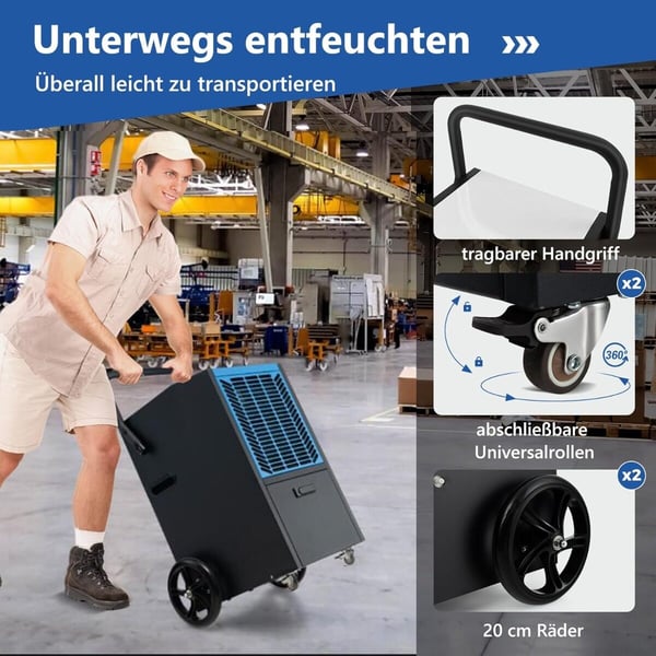 Affugter, 66 L/dag, Timer, Automatisk afrimncmg