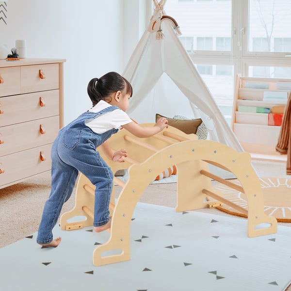 Kiipeilykaari, 80x47x41 cm, luonnonväri