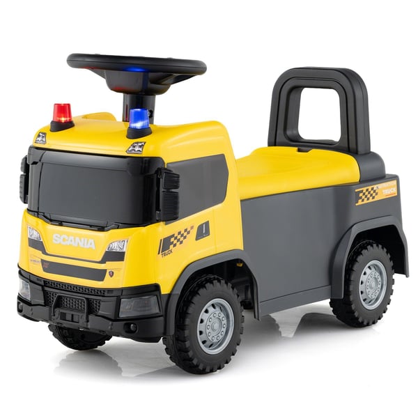 Lasten potkuauto, SCANIA, 23x11x17 cm, Keltacmen Lasten potkuauto, SCANIA, 23x11x17 cm, Keltacmen