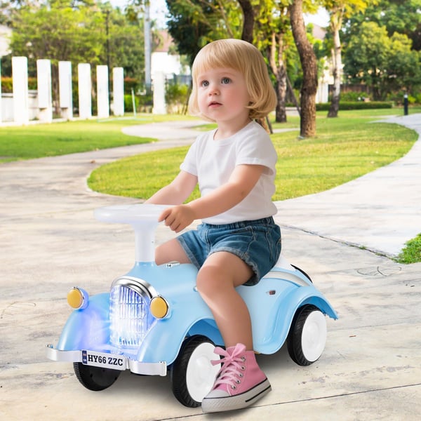 Ride-on legetøj, 74x29x36 cm, marcmeblå