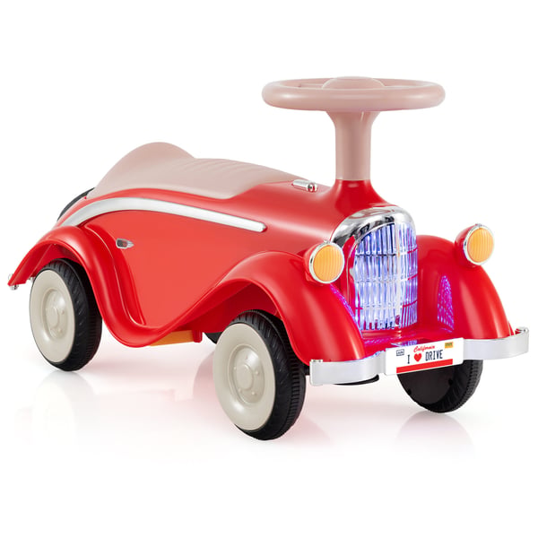 Ride-on legetøj, 74x29x36 cm, Rød
