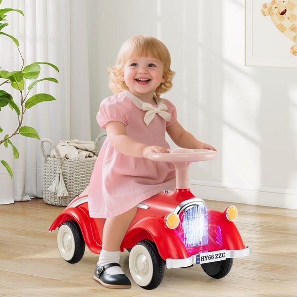 Ride-on legetøj, 74x29x36 cm, Rød