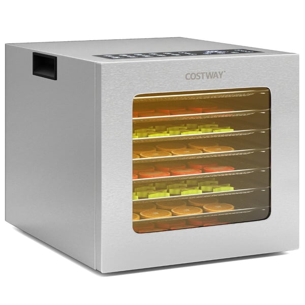 Frugtdehydrator, 40,5x33x31 cm, sølv