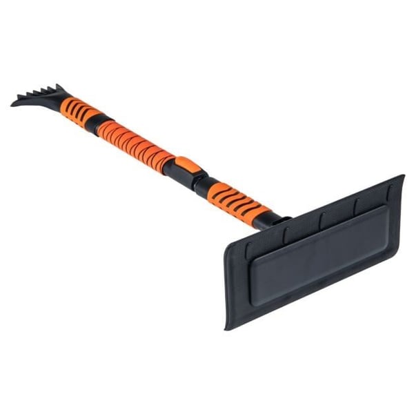 Sne skovl og isskraber, 31x15x84-104 cm, orange