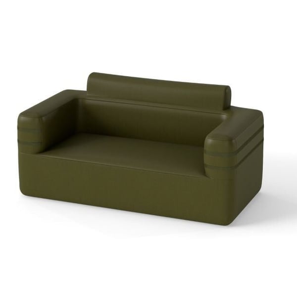 Oppustelig Sofa, 176x84x81 cm, Grøn
