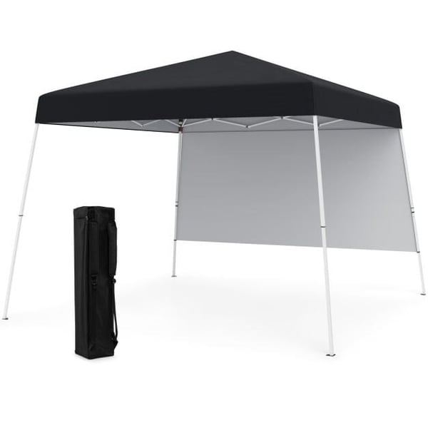 Pop-up telt med baldakcm, 300x300x262 cm, sort Pop-up telt med baldakcm, 300x300x262 cm, sort