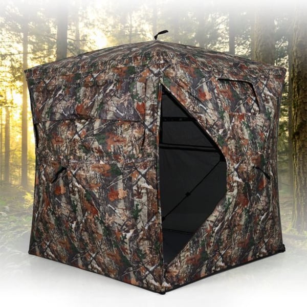 Jordtelt, 147x147x170 cm, Camouflage