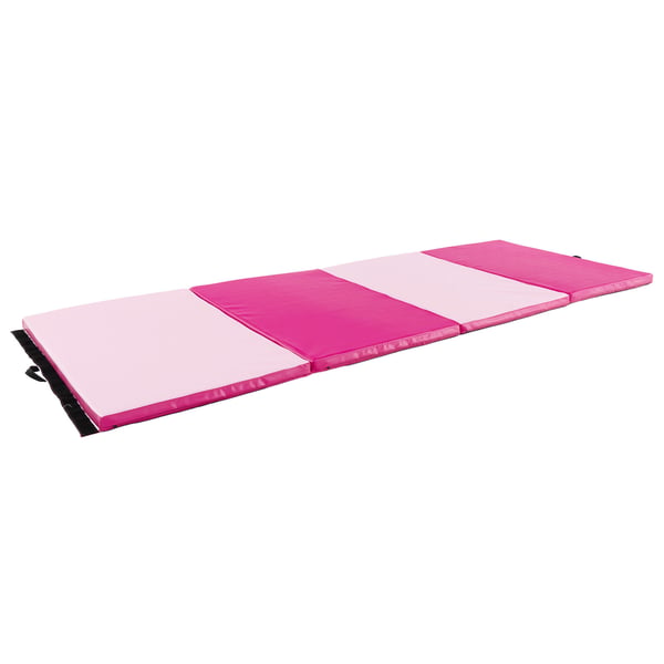 Jumpmatto, 10x4x2 ft, Kuuma pinkki