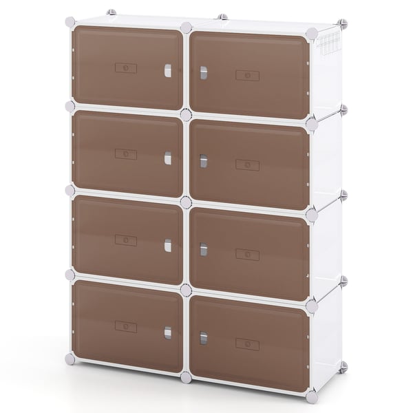 Skoskab, 95x32x155 cm, Hvid Skoskab, 95x32x155 cm, Hvid