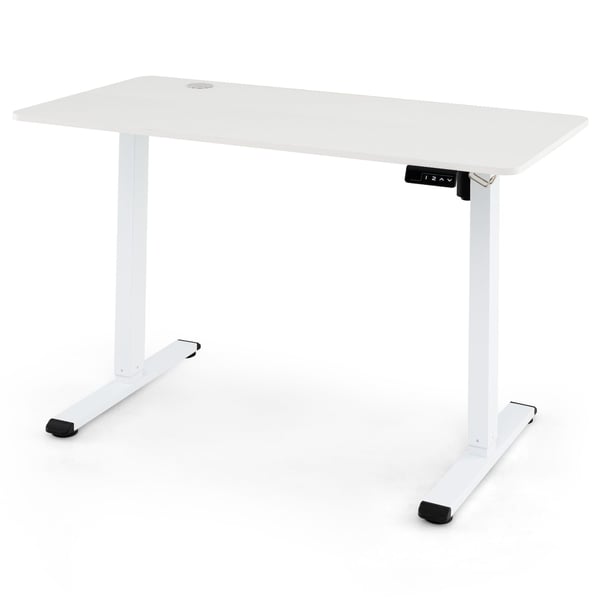 Hæve-sænkebord, 120x60x73-118 cm, Hvid