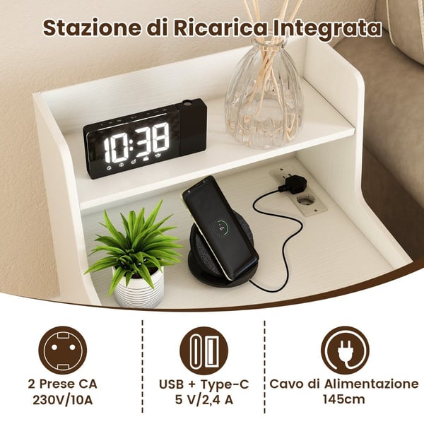 Natbord, LED, Hvid, Star, Kodustaar