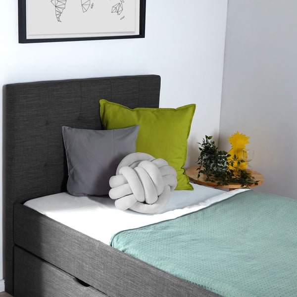 Sängram, Home, 95x214x103 cm, Grå