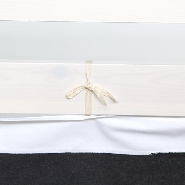 Sengegardin, Home, 197x86x75 cm, Sort