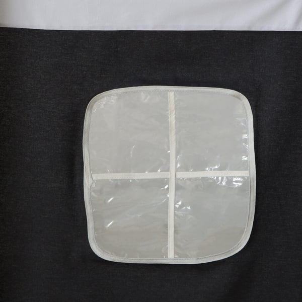Sengegardin, Home, 197x86x75 cm, Sort