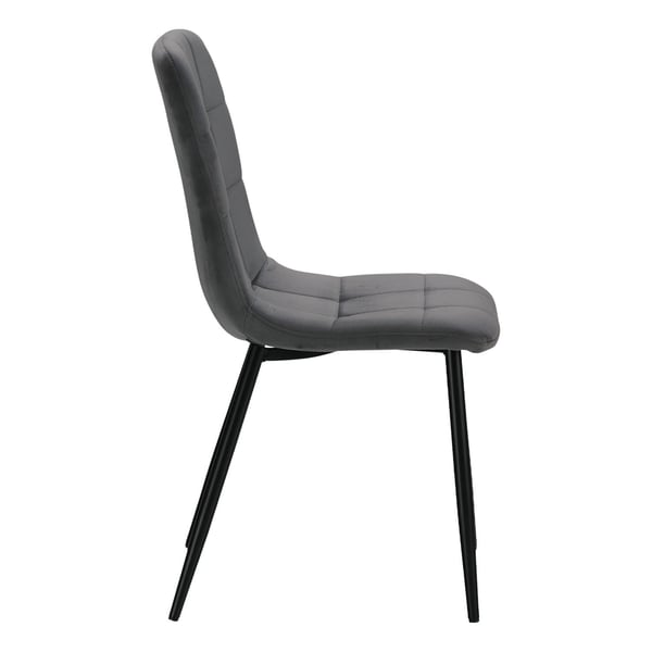 Spisestol sæt, Home, 43,5x88x50 cm, Grå