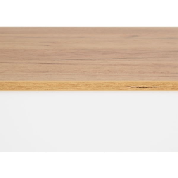 Ruokapöytä, Home, 90x73x60 cm, valkoinen ja ruskea