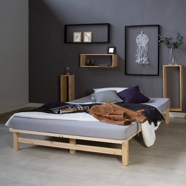 Sängram, Home, 140x200 cm, Brun